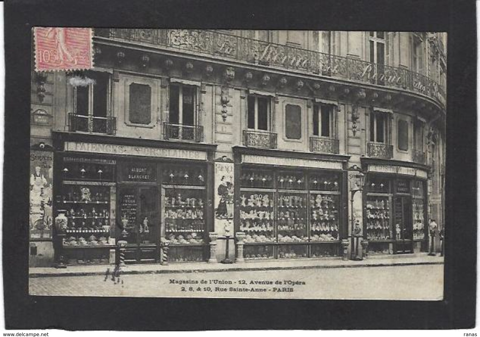 CPA Paris 75 Commerce Shop Devanture Magasin Bazar Circulé - Arrondissement: 01