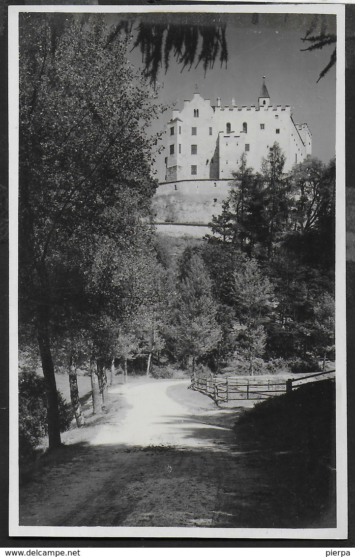 CASTELLO BRUNICO- FORMATO PICCOLO - FOTO PERUTZ - EDIZ. LEO BAEHRENDT 1929  - NUOVA ORIGINALE D'EPOCA - Castelli