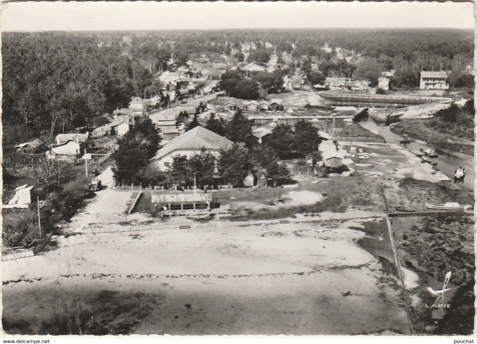 D24-33) CASSY (GIRONDE) EN AVION AU DESSUS DE..... LA PLAGE   - (OBLITERATION DE 1962 - 2 SCANS - Other & Unclassified