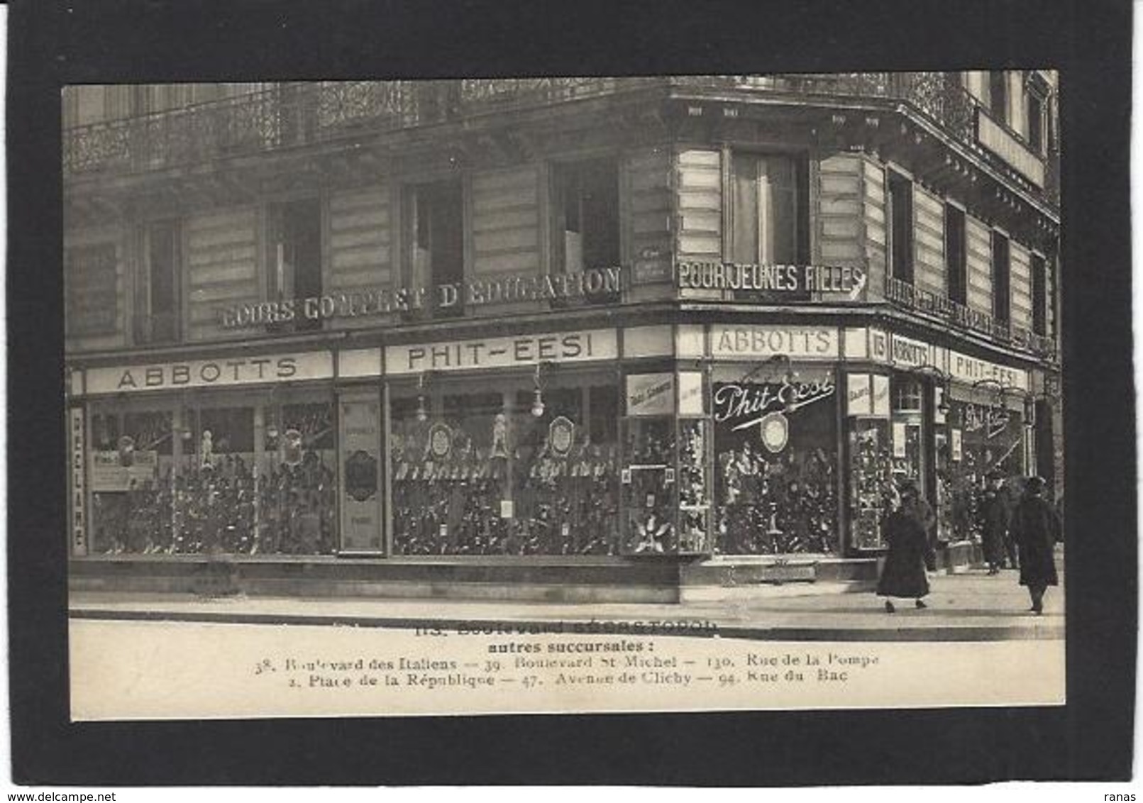 CPA Paris 75 Commerce Shop Devanture Magasin Chaussures Non Circulé - Paris (01)