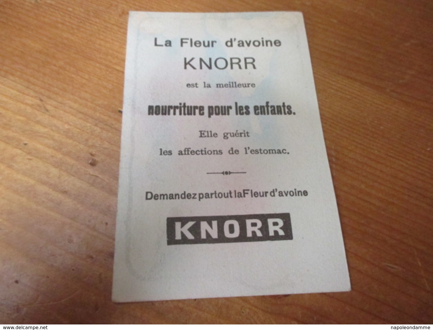 Chromo , La Fleur D'avoine Knorr, - Autres & Non Classés