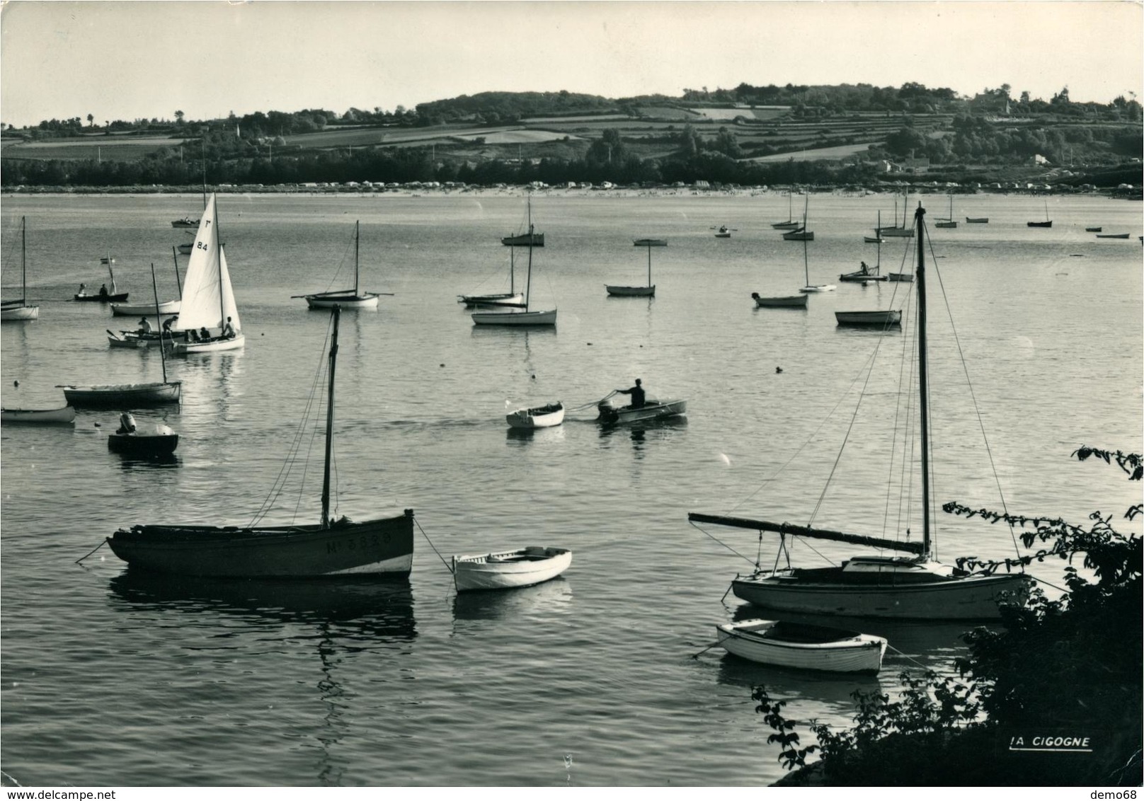 Locquirec Vue Du Port Vers Le Fond De La Baie  Ed La Cigogne - Locquirec