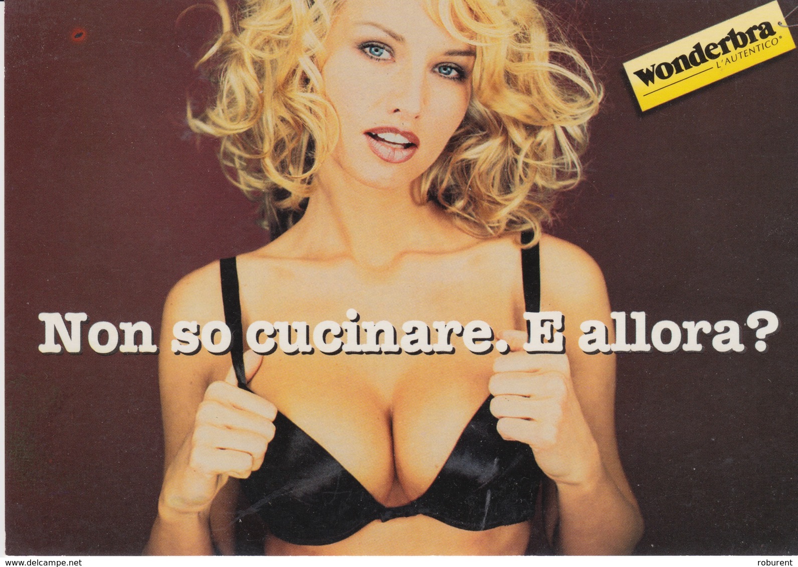 PUBBLICITA'  ADVERTISING - CARTOLINA PROMOCARD "WONDERBRA"  - N°1472 - Publicité