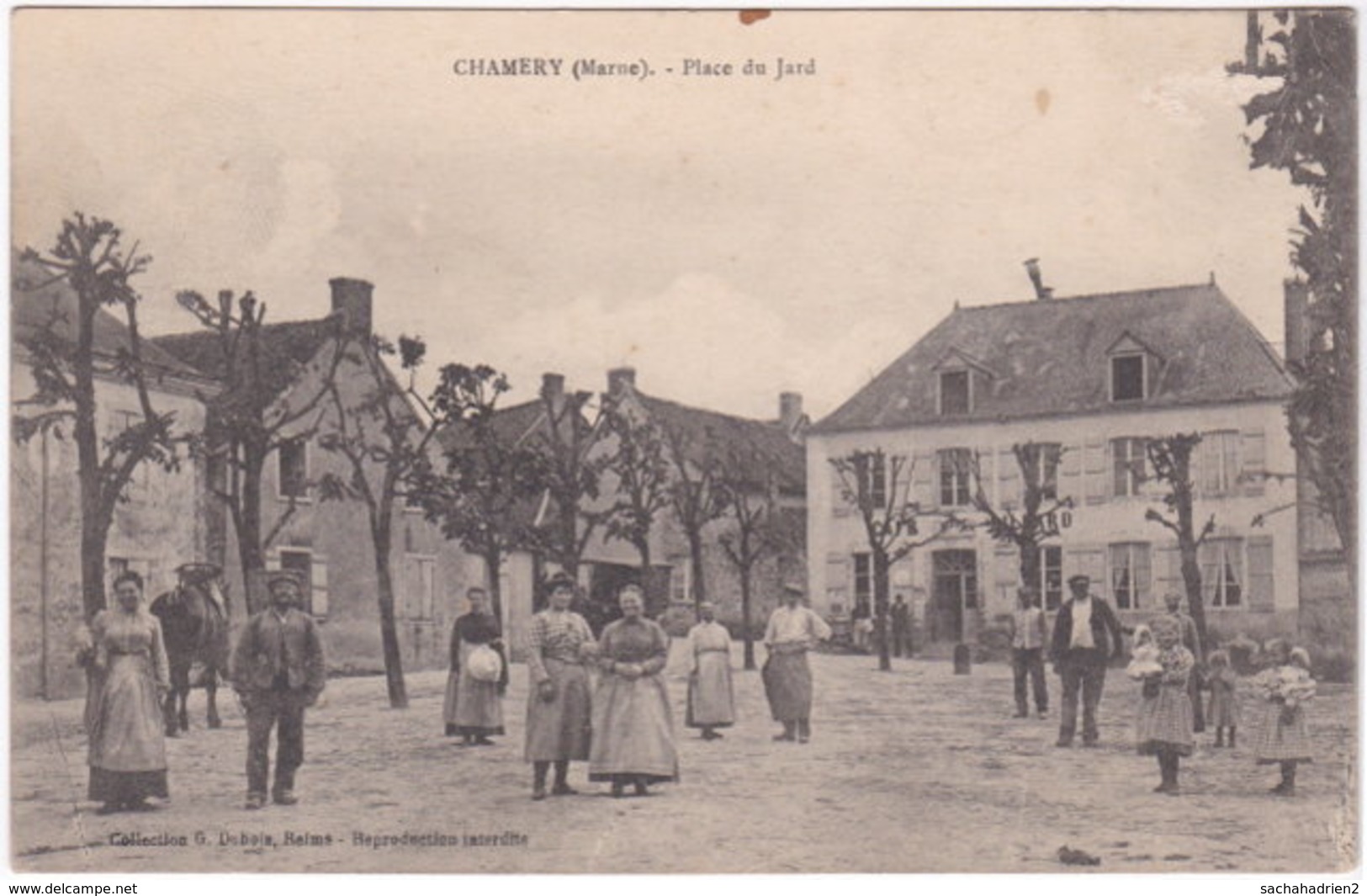 51. CHAMERY. Place Du Jard - Autres & Non Classés