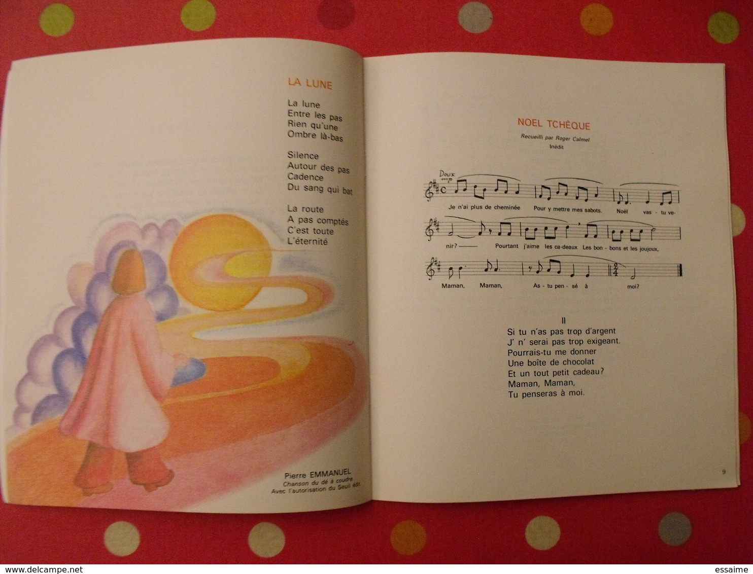 Lot De 7 Revues Chant Et Poésie. Colette Chaumet. Ofrateme. 1976-1977. Radio Scolaire - 0-6 Years Old