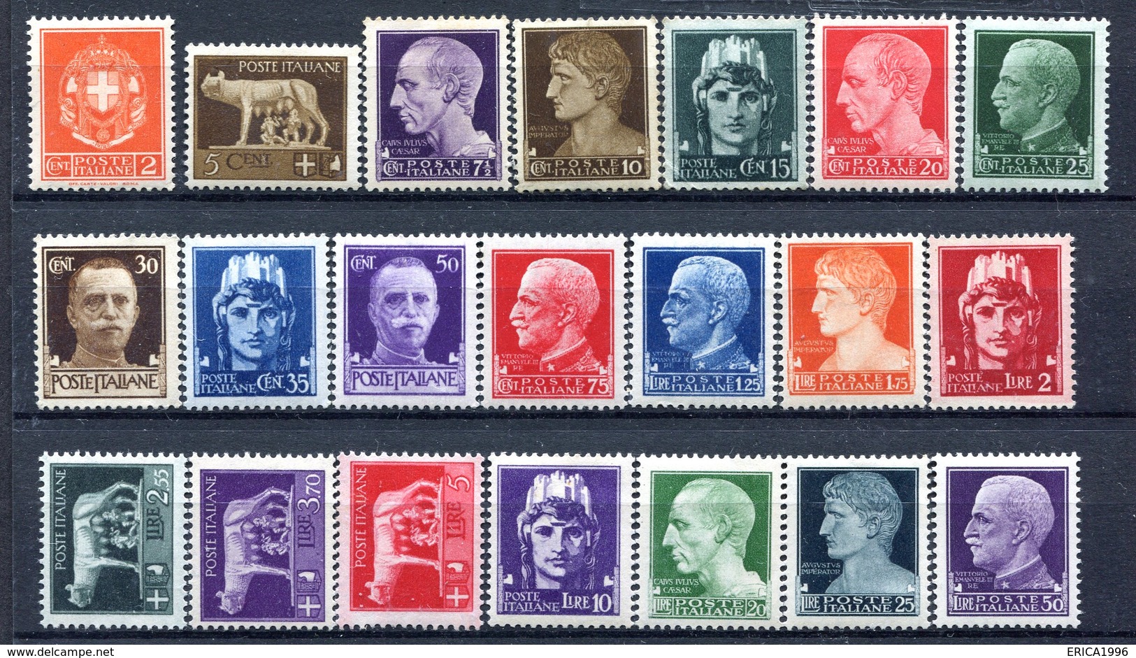 Z1548 ITALIA REGNO 1929-30 Imperiale, MNH**, Serie Completa, Valutazione Sassone € 115, Ottime Condizioni - Nuovi