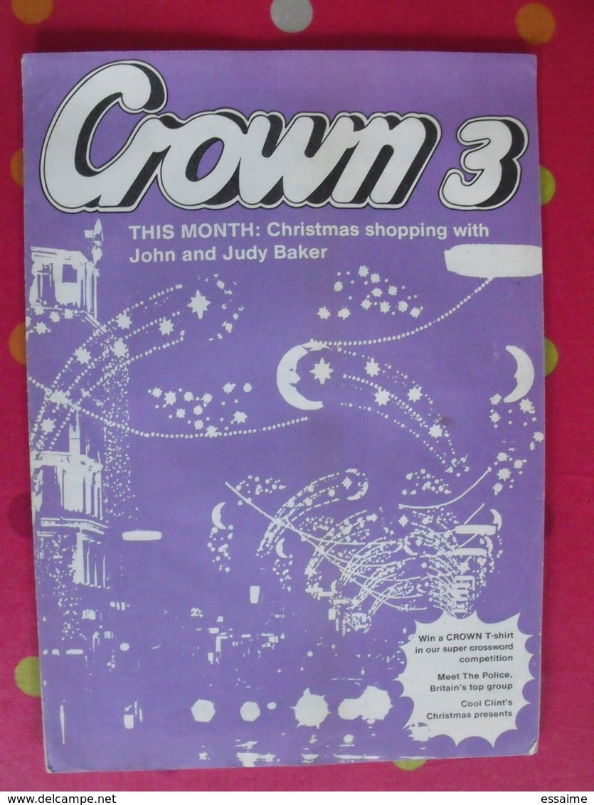 Lot De 6 Revues En Anglais. Crown N° 3,4,5,6,7,9. 1982 - Lingua Inglese/ Grammatica