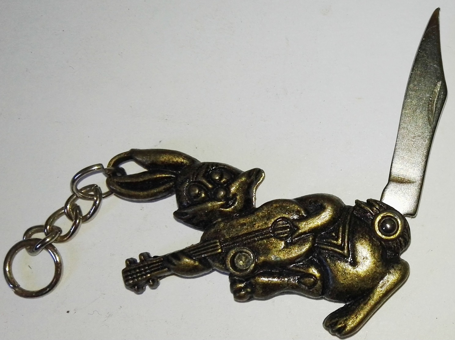 Key Chain, Porte-clés, Llavero / Lapin Avec Rasoir, Rabbit With Razor, Conejo Con Navaja - Schlüsselanhänger