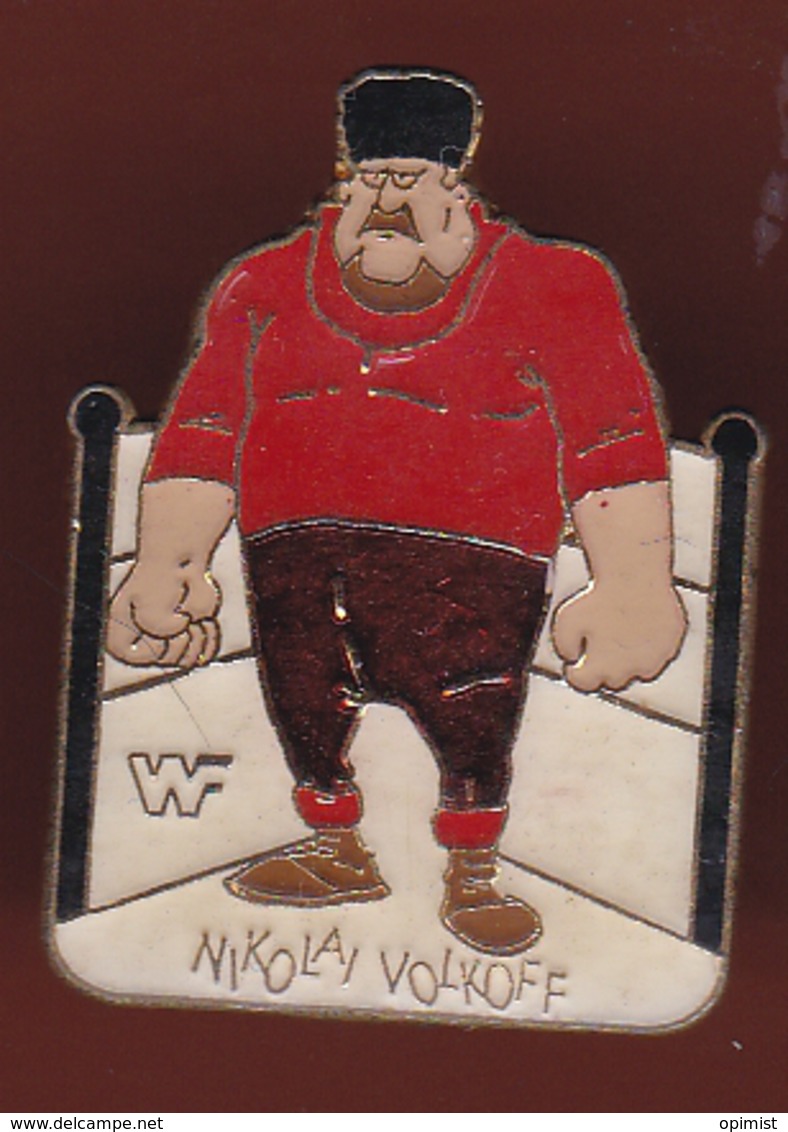 59554-Pin's.nikolai Volkoff.lutte.lutteur.. - Lutte