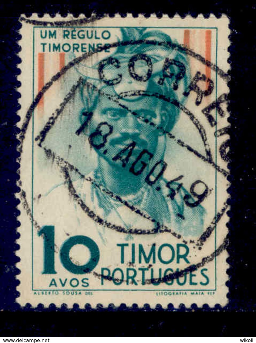 ! ! Timor - 1948 Natives 10 A - Af. 265 - Used - Timor