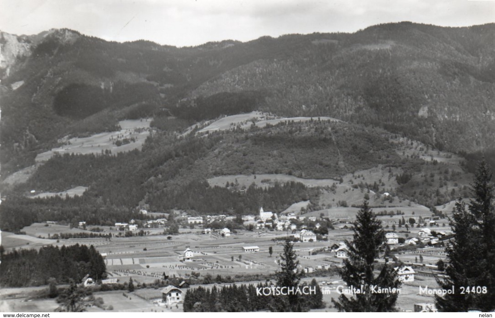 KOTSCHACH- VIAGGIATA 1955   -REAL PHOTO - Lesachtal