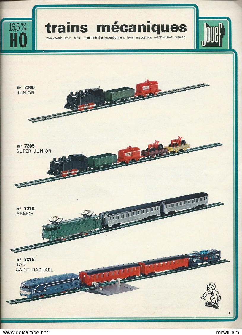 Catalogue JOUEF Collection 1974 (Trains, Accéssoires, Circuits Routiers) - Français