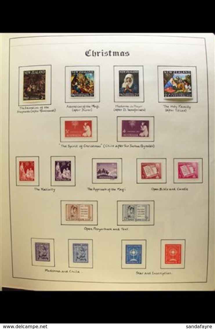 CHRISTMAS ON STAMPS A Substantial Collection Of Mostly Mint Stamps Plus Cards And Covers In Two Large Albums, The First  - Unclassified
