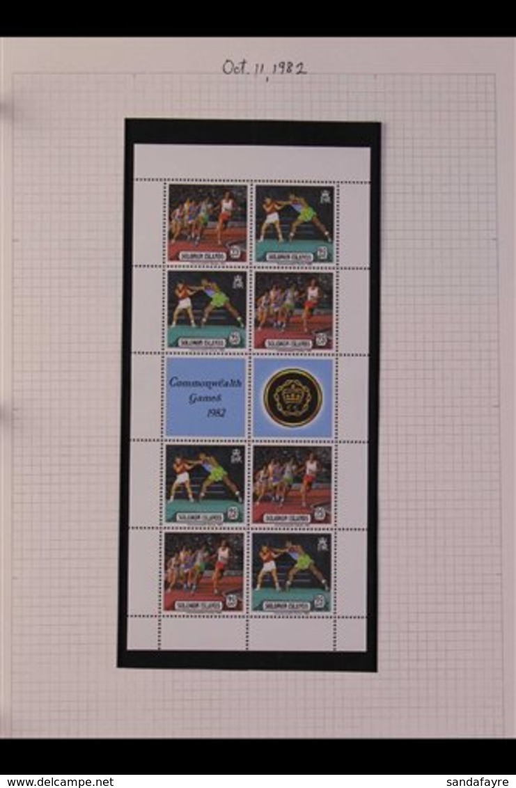 SPORT COLLECTION - BRITISH PACIFIC ISLANDS 1950's To 1990's Very Fine Collection In An Album. Never Hinged Mint Stamps A - Sin Clasificación