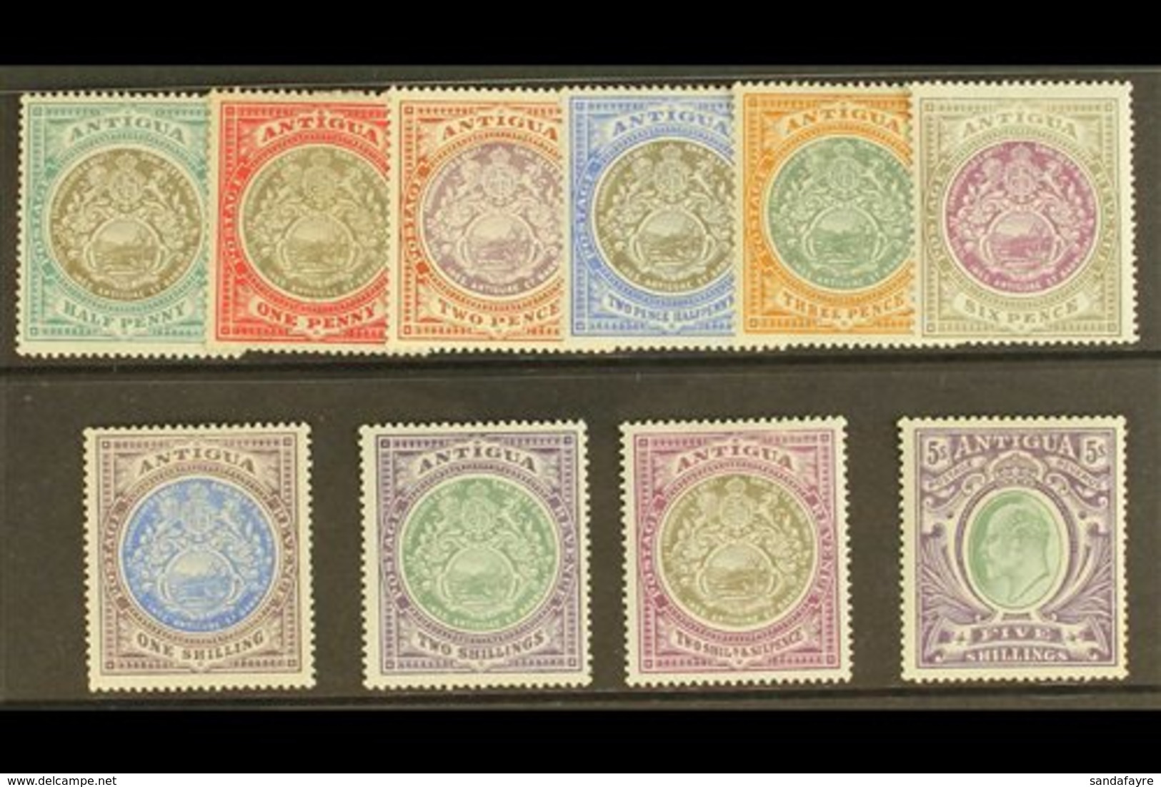 1903 Ed VII Set Complete, Wmk CC, SG 31/40, Very Fine Mint. (10 Stamps) For More Images, Please Visit Http://www.sandafa - Autres & Non Classés