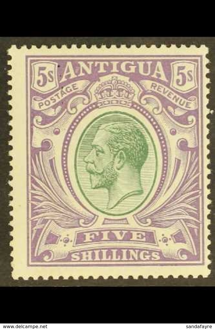 1913 5s Grey Green And Violet, Geo V, SG 51, Fine Mint. For More Images, Please Visit Http://www.sandafayre.com/itemdeta - Other & Unclassified