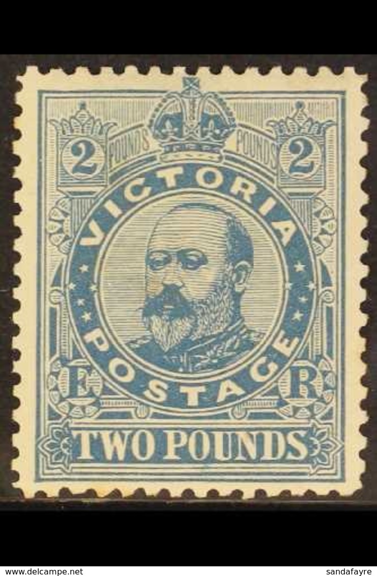 VICTORIA 1905-13 £2 Dull Blue King Edward VII, Perf, 11, SG 445, Very Fine Mint. For More Images, Please Visit Http://ww - Autres & Non Classés