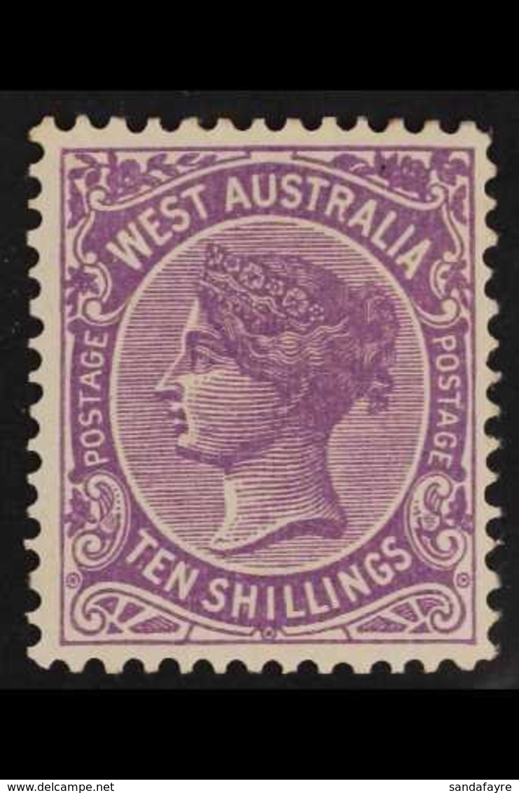 WESTERN AUSTRALIA 1902-11 10s Deep Mauve, SG 127, Very Fine Mint. For More Images, Please Visit Http://www.sandafayre.co - Sonstige & Ohne Zuordnung