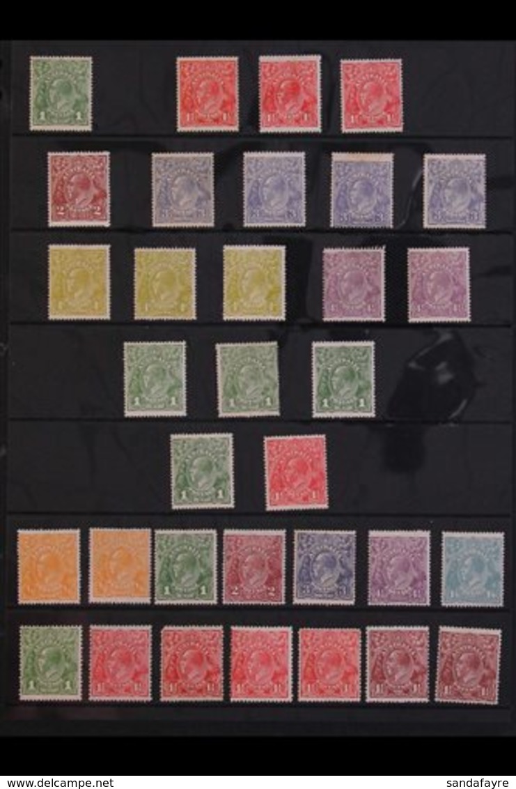 1924-36 MINT KGV "HEADS" COLLECTION. An Attractive & Colourful Collection With Shade & Perforation Interest Presented On - Other & Unclassified