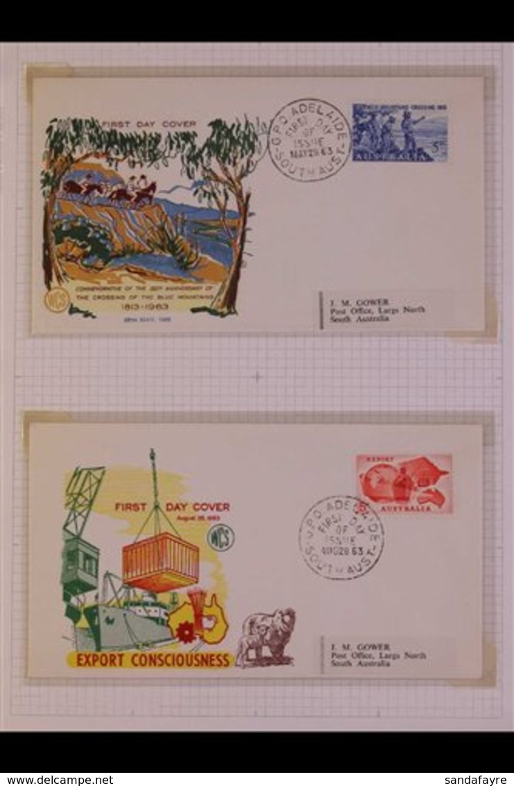 FIRST DAY COVERS AND NEVER HINGED MINT SETS 1946-1996 Impressive All Different Collection In Two Volumes. Illustrated FD - Andere & Zonder Classificatie