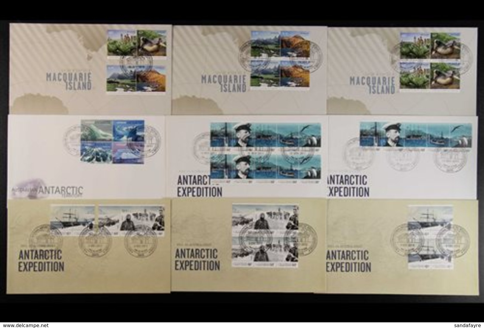 2010-2014 FIRST DAY COVERS DAVIS STATION Superb Collection Of Illustrated Unaddressed All Different First Day Covers Can - Altri & Non Classificati