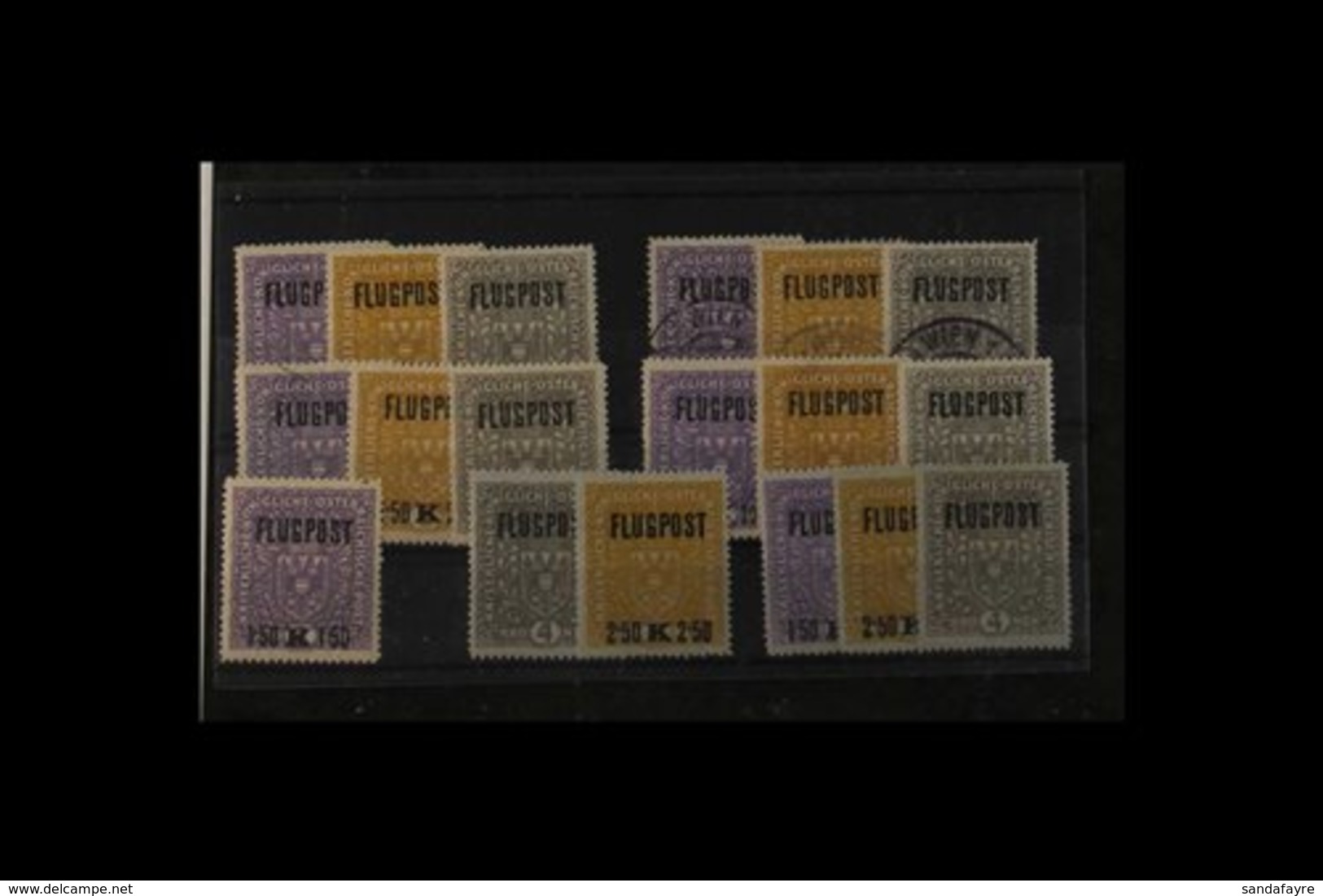 1917-1969 BETTER MIXTURE ON DISPLAY PAGES. An Ex - Dealers Stock In Film Fronted Retail Pages With Mint, Nhm & Used Sets - Autres & Non Classés
