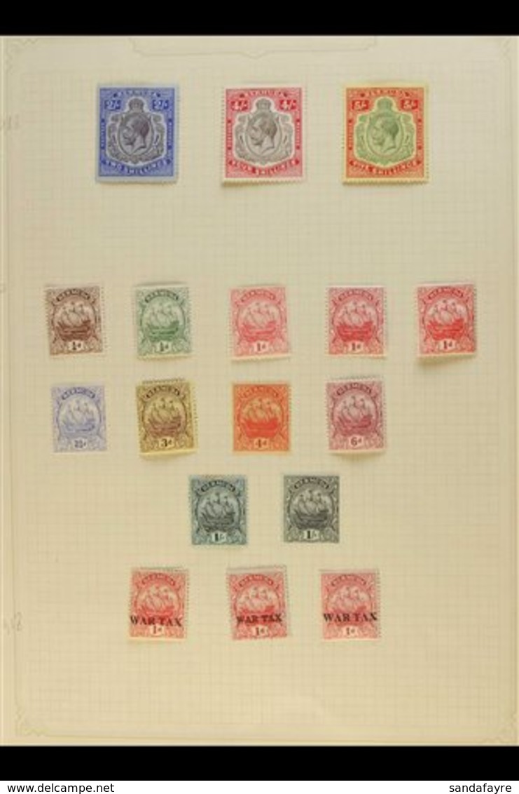 1865-1962 CLEAN COLLECTION ON ALBUM PAGES A Mint And Used Collection Which Includes 1865-1903 To 6d Used Both Shades And - Bermudes
