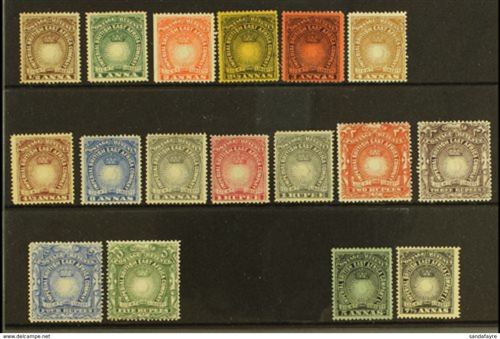 1895 Light & Liberty Range, SG 4/9, SG 11/19 & SG 29/30. Mint (17 Stamps) For More Images, Please Visit Http://www.sanda - Afrique Orientale Britannique