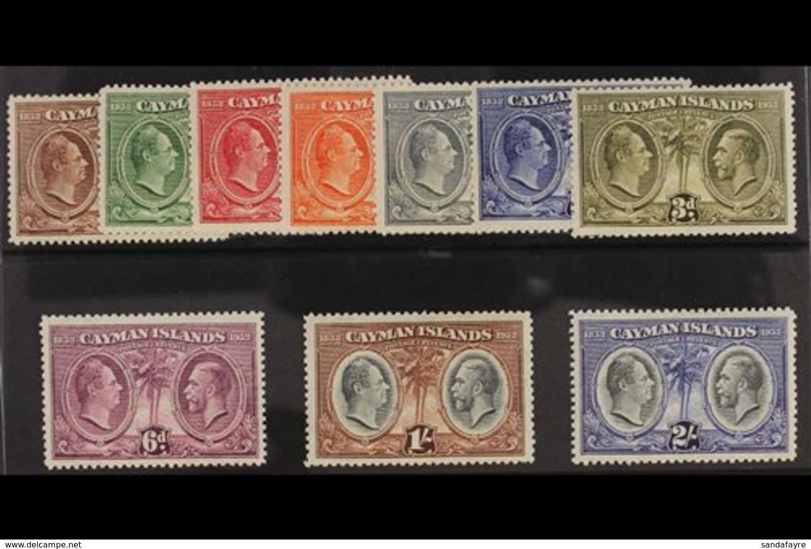 1932 Centenary Set To 2s, SG 84/93, Very Fine Mint. Fresh! (10 Stamps) For More Images, Please Visit Http://www.sandafay - Iles Caïmans