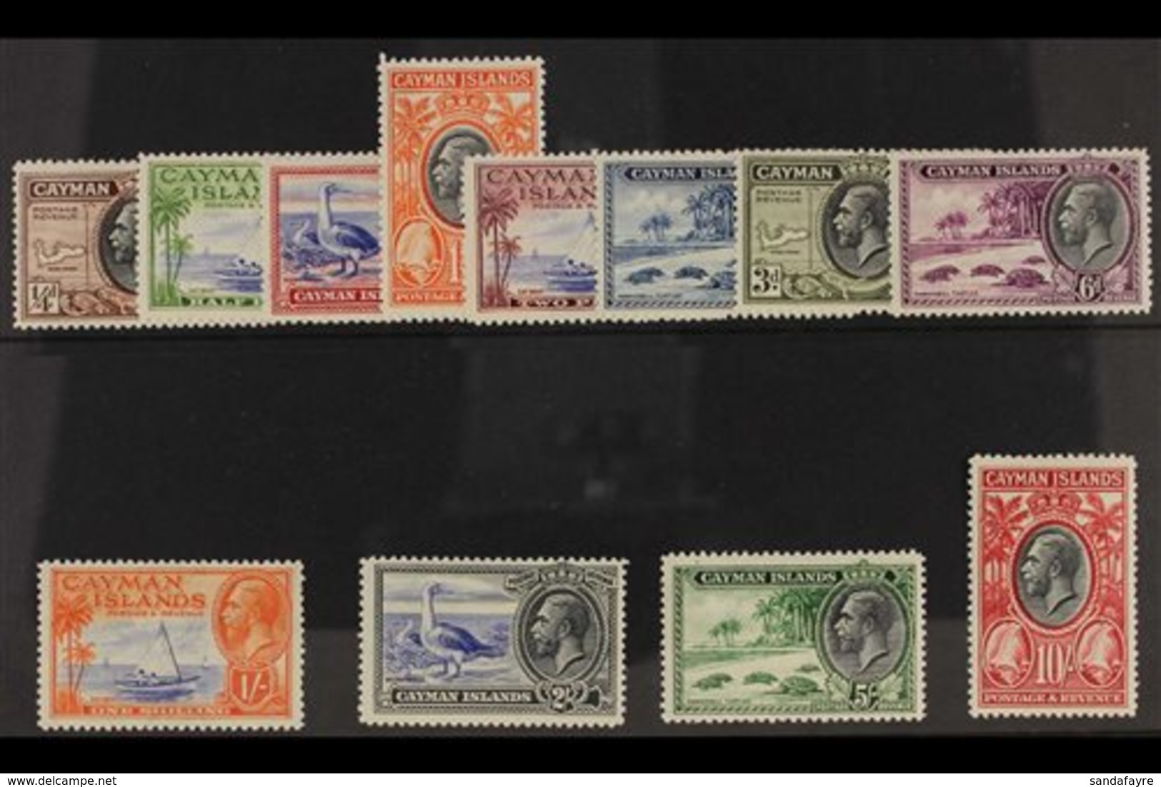 1935 KGV Pictorial Definitives Complete Set, SG 96/107, Very Fine Mint. Fresh And Attractive. (12 Stamps) For More Image - Caimán (Islas)