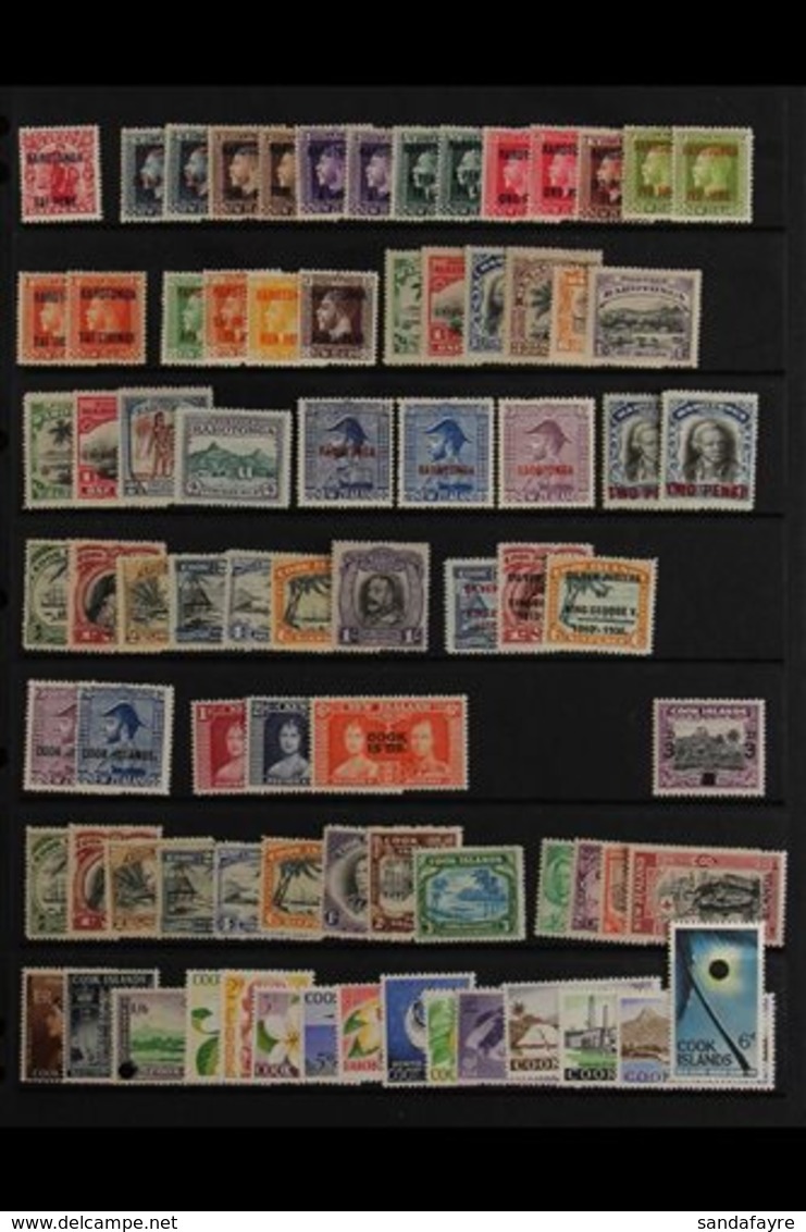 1919-65 FINE MINT COLLECTION Incl. 1919 Set With Both Perfs., 1920 And 1924-27 Pictorial Sets, 1926-28 Both 2s. And 3s., - Islas Cook