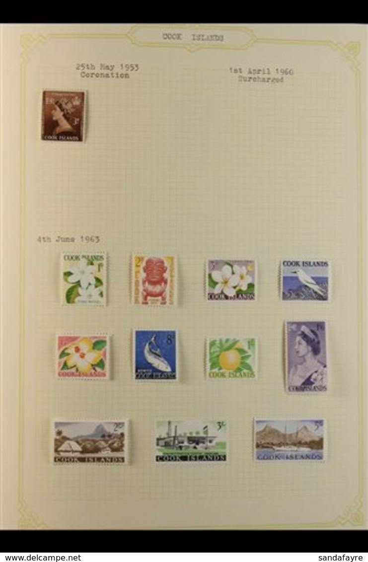 1953-1980 VERY FINE MINT & NHM COLLECTION Presented In An Album, ALL DIFFERENT, With Many Complete Sets & A Good Range O - Cookeilanden