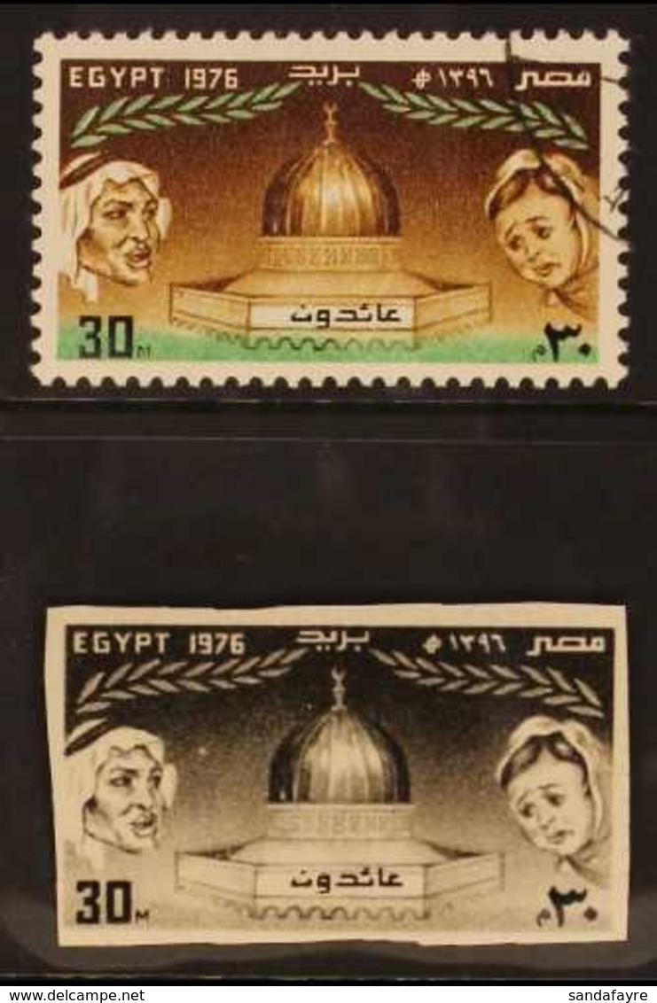 PHOTOGRAPHIC ESSAY 1976 30m Dome Of The Rock, United Nations Issue, Black & White BROMIDE Of Finished Design, SG 1299, F - Sonstige & Ohne Zuordnung