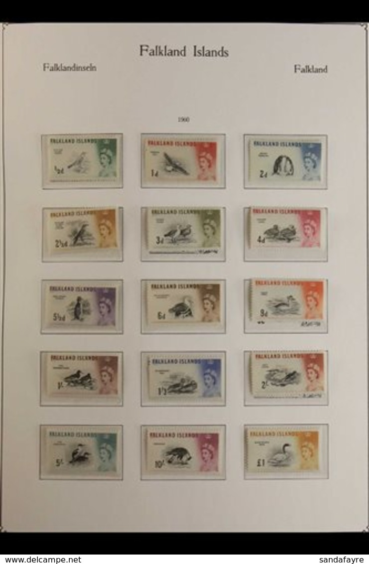 1953-1994 COMPLETE NEVER HINGED MINT COLLECTION. A Beautiful, Complete Collection Of Postal Issue Sets & Miniature Sheet - Falkland