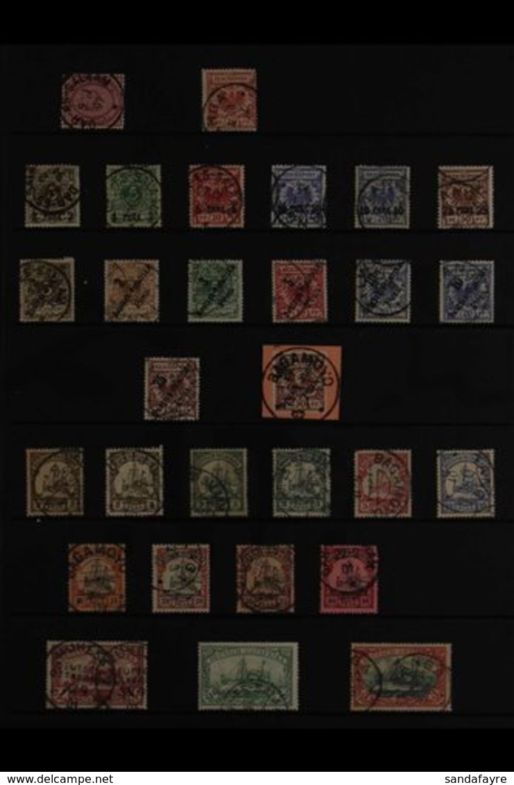 GERMAN EAST AFRICA 1890-1919 FINE USED COLLECTION Presented On Stock Pages That Includes 1890 2m "Internal Service" Carm - Autres & Non Classés