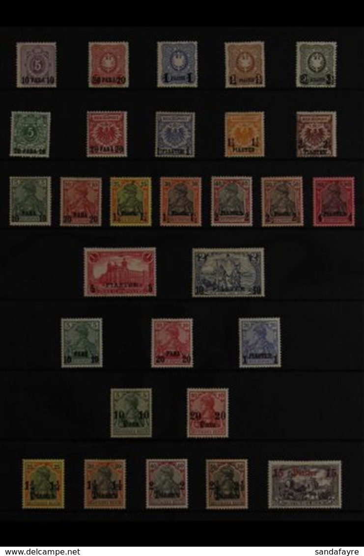 POST OFFICES IN TURKEY 1884-1908 MINT COLLECTION Presented On Stock Pages That Includes The 1884 Empire Issues Surcharge - Autres & Non Classés