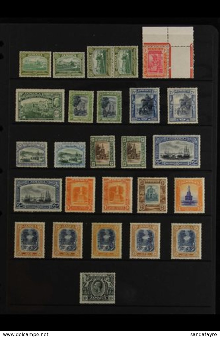 1860-1952 MINT COLLECTION Presented On A Series Of Stock Pages That Includes 1860-70 Pineapple Wmk 2d, 1883-97 CA Wmk Ra - Jamaïque (...-1961)