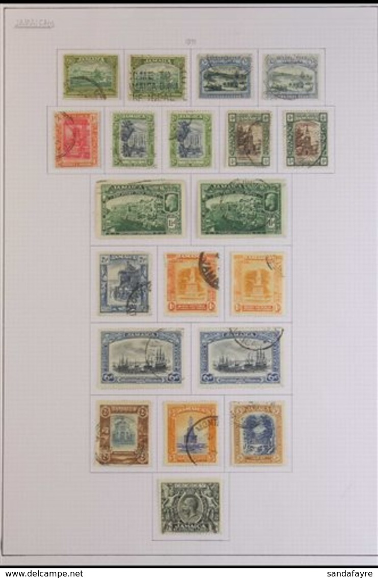 1921-1970 USED COLLECTION. A Most Useful Collection, Chiefly As Complete Sets That Includes The 1921-29 Pictorial Comple - Jamaïque (...-1961)