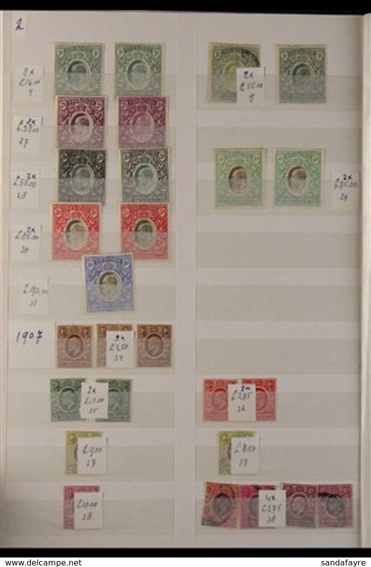 1903 TO 1972 COLLECTION / STOCK A Single Large Stock Book Containing Fine Mint & Used Stamps With Many Better Stamps & S - Vide