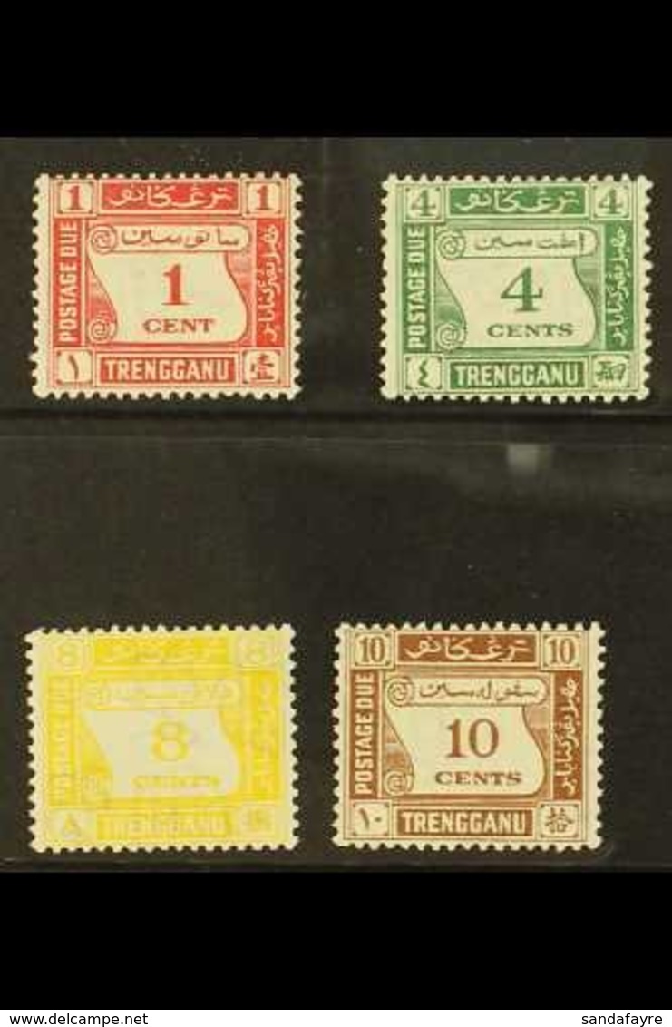 TRENGGANU POSTAGE DUES 1937 Set Complete, SG D1/4, Very Fine Mint. (4 Stamps) For More Images, Please Visit Http://www.s - Other & Unclassified