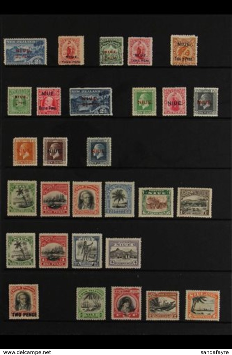 1902-1967 MINT COLLECTION. An ALL DIFFERENT Mint Collection Presented On Stock Pages That Includes A Small Range Of KEVI - Niue
