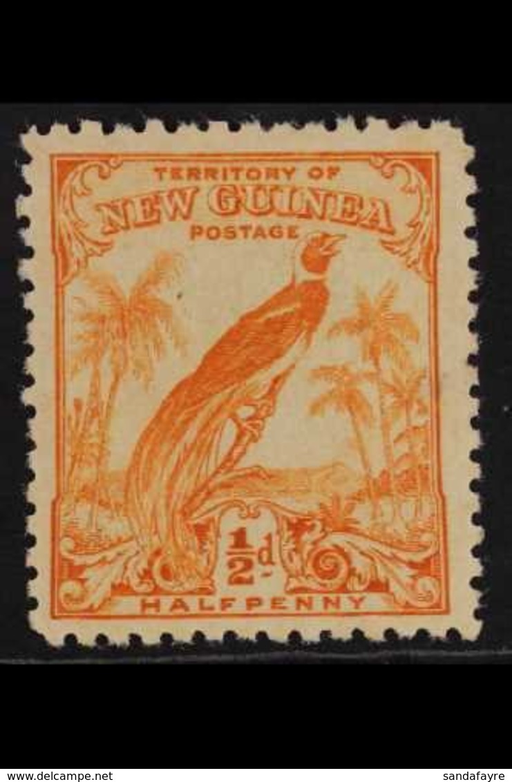 1932-34 ½d Bird Of Paradise Redrawn Without Overprint (see Note After SG 189), Fine Mint, Fresh. This Value Was Not Issu - Papouasie-Nouvelle-Guinée