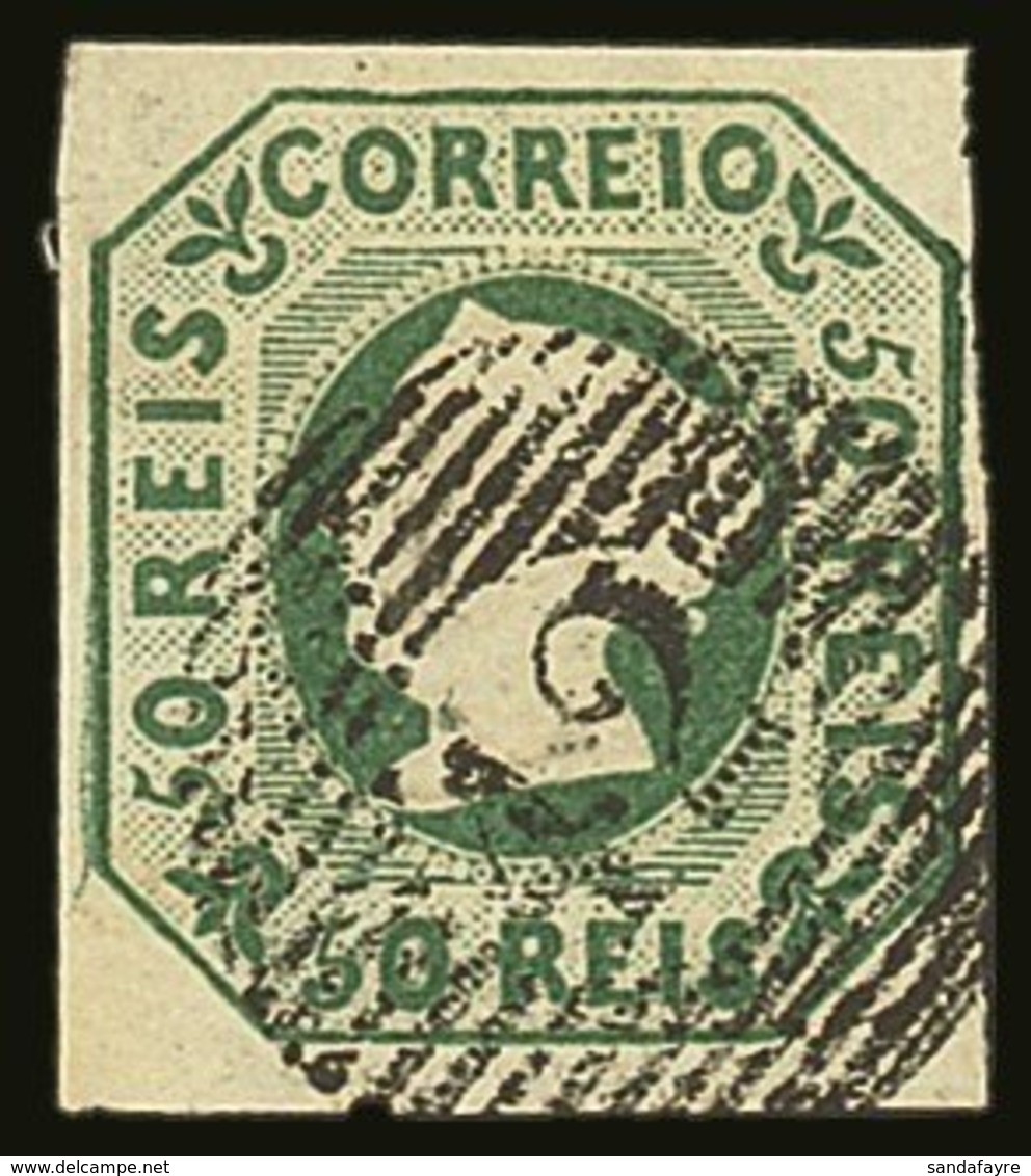 1853 50r Yellow-green, SG 6 (Michel 3a), Very Fine Used With 4 Clear To Large Margins, Strong Original Colour & Crisp Em - Other & Unclassified