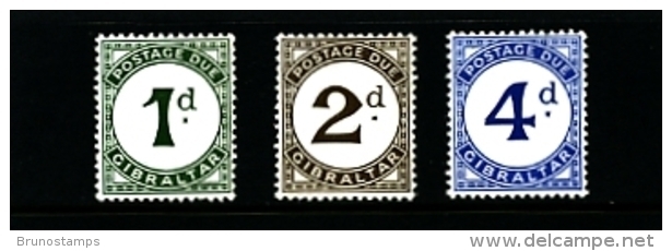 GIBRALTAR - 1956  POSTAGE DUES  SET  MINT NH - Gibilterra