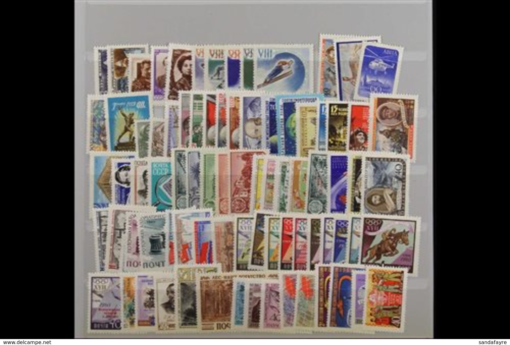 1960-1980 NEVER HINGED MINT COLLECTION On Stock Pages, All Different, Highly COMPLETE For The Period (no Mini-sheets), I - Autres & Non Classés