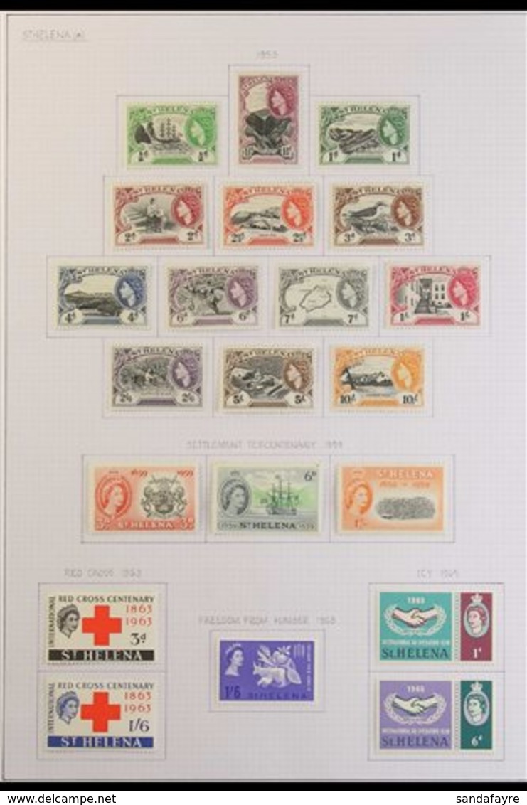 1953-68 MINT SETS COLLECTION An Attractive Collection Of Complete Sets, Highly Complete For The Period. Lovely Condition - Isla Sta Helena