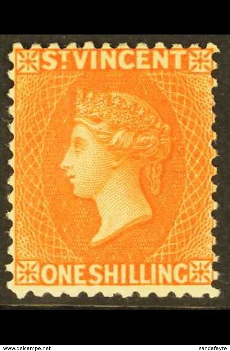 1883-84 1s Vermillion, Wmk CA, Perf 12, SG 45, Very Fine Mint For More Images, Please Visit Http://www.sandafayre.com/it - St.Vincent (...-1979)