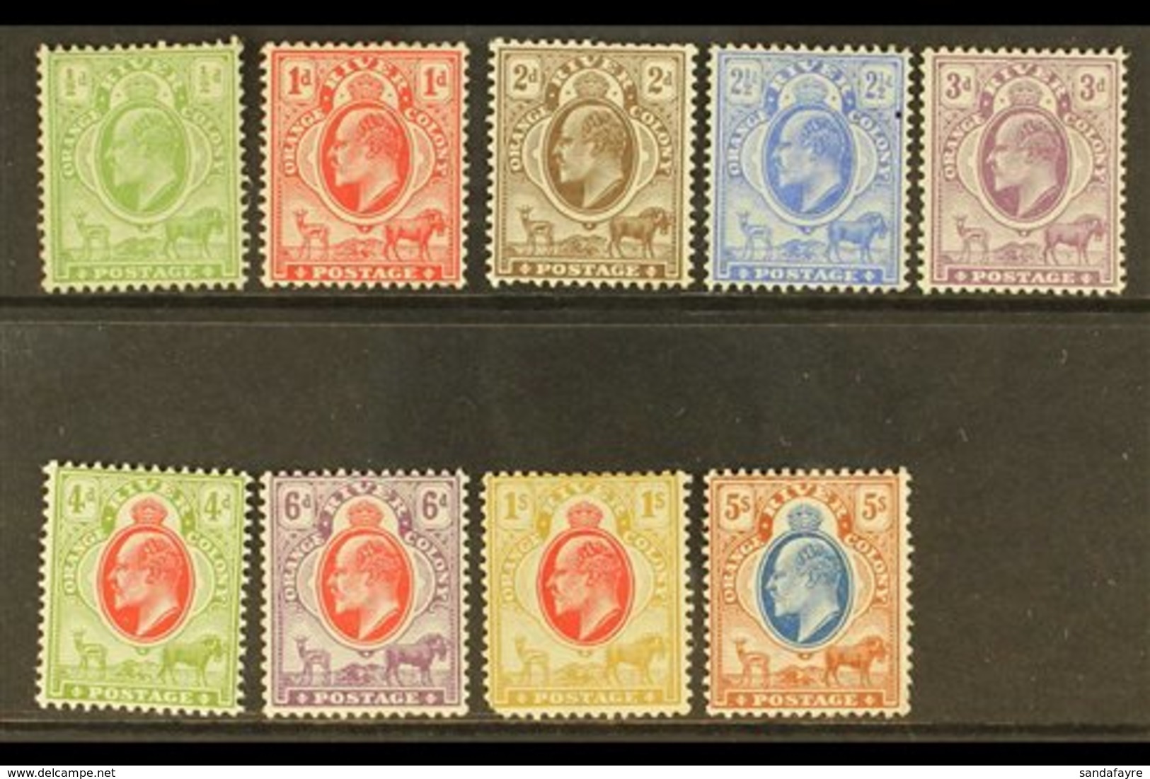 ORANGE RIVER COLONY 1903-04 Complete Set, SG 139/147, Mainly Fine Mint, The 1s With Faults. (9 Stamps) For More Images,  - Non Classificati