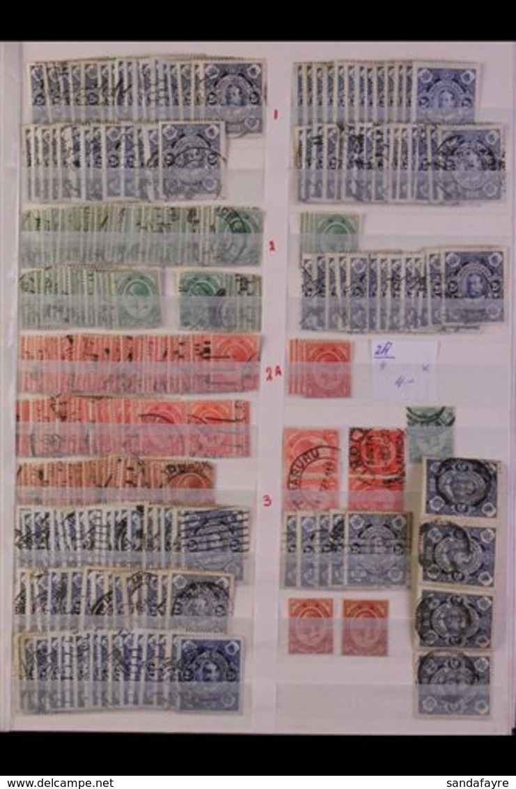 1910-1990's MINT, NHM & USED ACCUMULATION Sorted By Issues In Two Large Stockbooks, Includes 1913-24 Vals To 10s (x10) U - Ohne Zuordnung