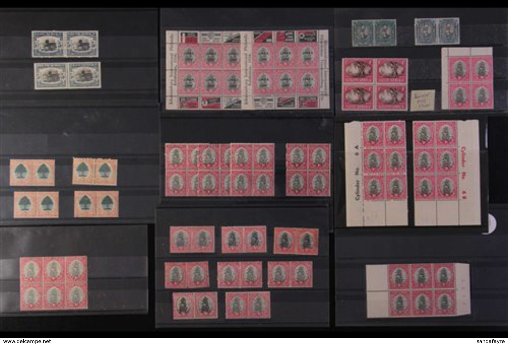 1926-1949 SPECIALIST'S BETTER FINE MINT ASSEMBLY On Stock Cards & Pages, Some Stamps Are Never Hinged, All As Horiz Pair - Ohne Zuordnung